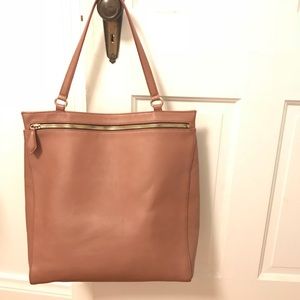 Lia Numa Tan Leather Tote